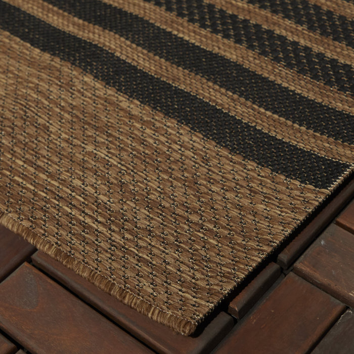 Sophia Black/Brown Indoor/Outdoor Rug & Reviews AllModern